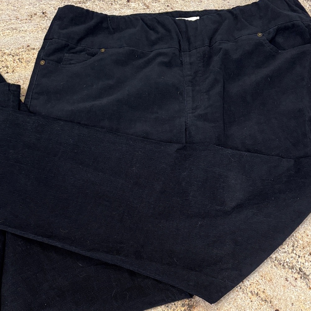 Coldwater Creek  Black Corduroy Pants